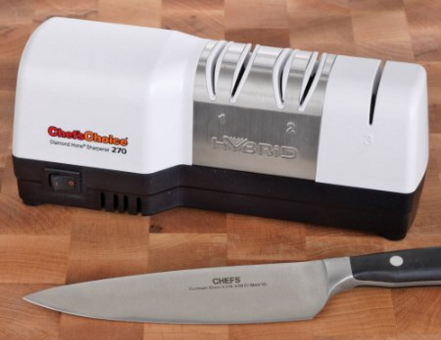 Chef's Choice 270 Diamond Hone Hybrid Knife Sharpener, White