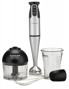 Cuisinart CSB-79 Smart Stick 2-Speed 200-watt Immersion wired Hand Blender with Attachments