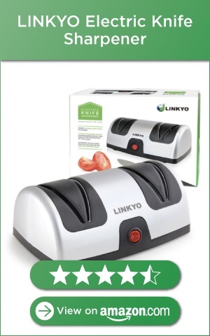 LINKYO Electric Knife Sharpener, 4.5 stars
