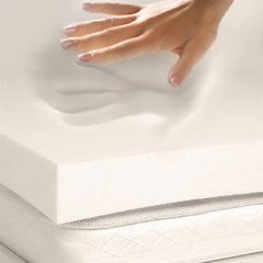 Memory Foam Solutions 3-inch thick, 4-pound density Elastic Memory Foam Mattress Pad Bed Topper