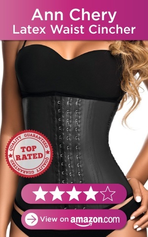 Latex Waist Cincher Belt By Ann Chery