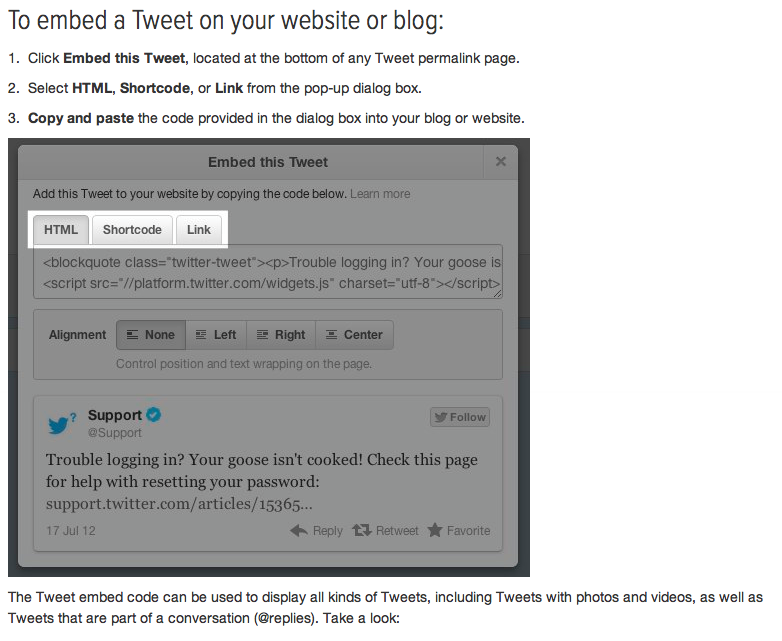 How to Embed a Tweet