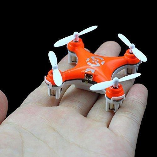 Cheerson CX-10 Mini 29mm 4CH 2.4GHz 6-Axis Gyro LED RC Quadcopter Bright Orange