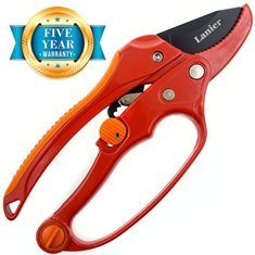 Lanier Garden Tools Ratcheting Pruning Shears