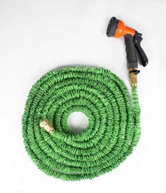 Ohuhu® 75 Ft Expandable Garden Hose with Brass Connector & Spray Nozzle