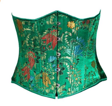 Timeless Trends Women's Floral Brocade Corset