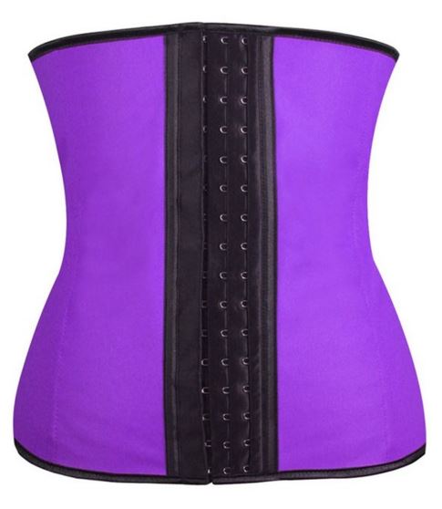 iLoveSIA Women's Latex Waist Cincher Workout Trainer Corset